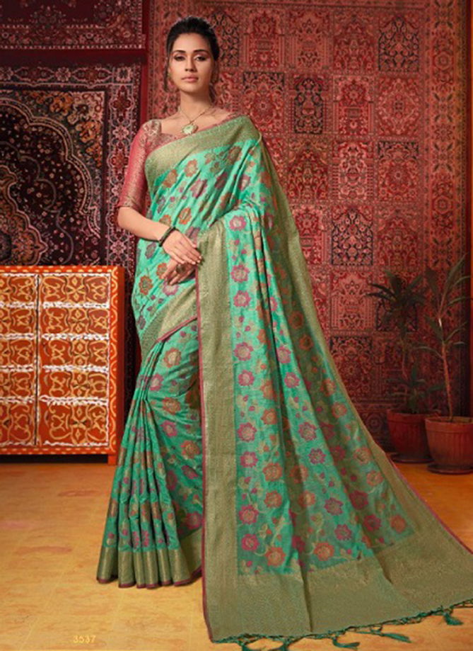 Paridhan Silk Designer Party wear trendy Sarees Collection 3531-3538